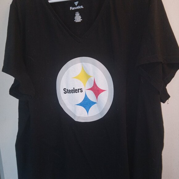 NFL Pittsburgh Steelers Women's Watt #90 Top - Picture 12 of 13